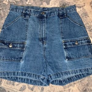 Style & Co. Blue Jean Shorts with Pocket Detail